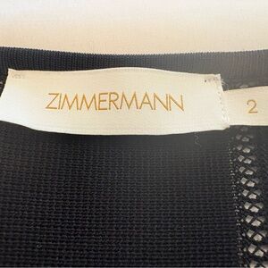 Zimmermann Elegant Black Knitwear little black dress